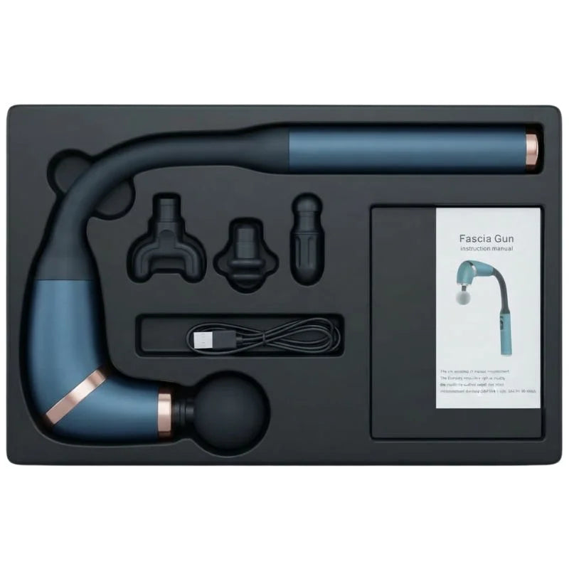 Rechargeable Long Handle Massage Gun – BLD-339 Deep Tissue Muscle Recovery Anytime, Anywhere