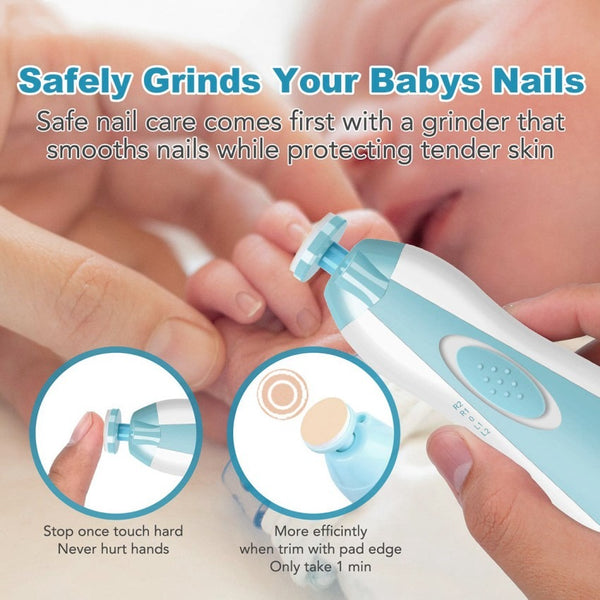 Baby Care Combo | Electric Nail Trimmer Set + Silicone Shower Cap | FREE Delivery