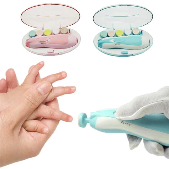 Baby Care Combo | Electric Nail Trimmer Set + Silicone Shower Cap | FREE Delivery