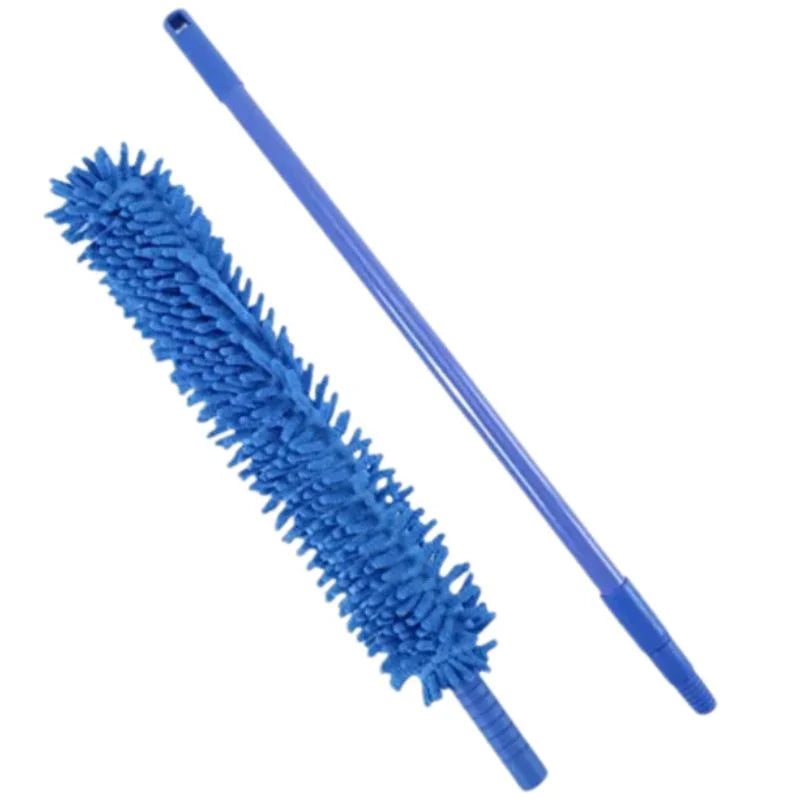 Harroz 3-in-1 Complete Home Cleaning Kit | 360° Triangle Mop, Microfiber Duster & Silicone Cleaning Gloves