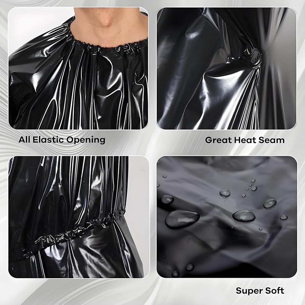 Heavy Duty Sauna Suit Anti-Rip PVC | Sweat Enhancing Workout Suit | Harroz Pakistan