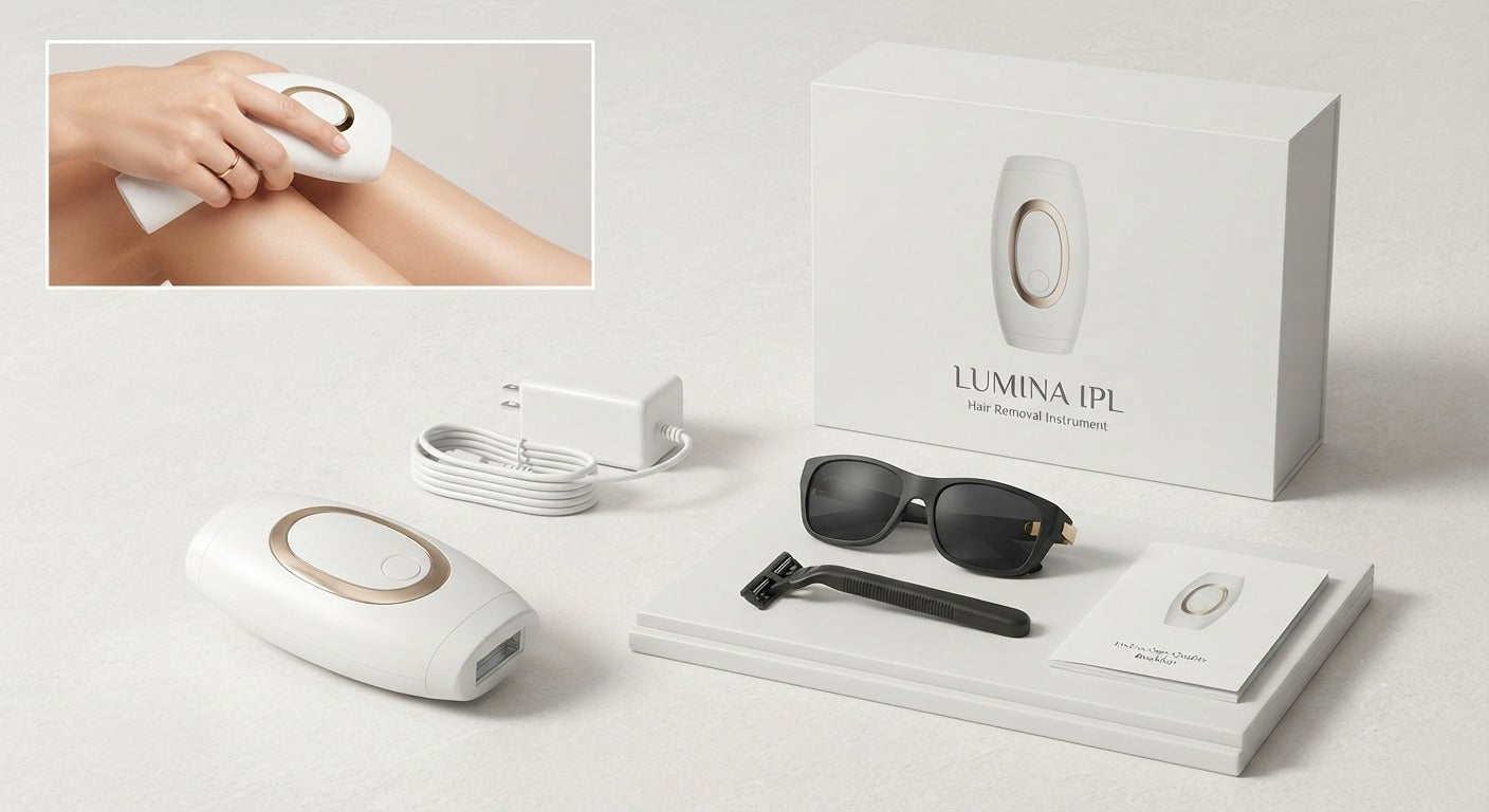 IPL Laser Hair Removal Device | 500,000 Flashes | At-Home Hair Reduction | Harroz Pakistan