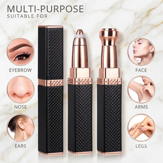 2-in-1 Facial Hair Remover & Eyebrow Trimmer | USB Rechargeable | Harroz Pakistan