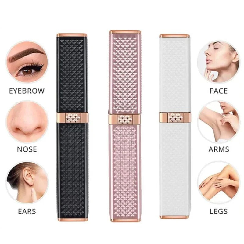 2-in-1 Facial Hair Remover & Eyebrow Trimmer | USB Rechargeable | Harroz Pakistan