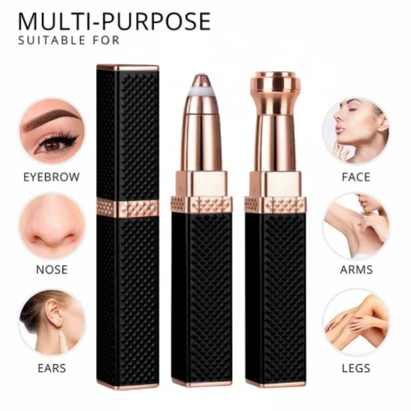2-in-1 Facial Hair Remover & Eyebrow Trimmer | USB Rechargeable | Harroz Pakistan