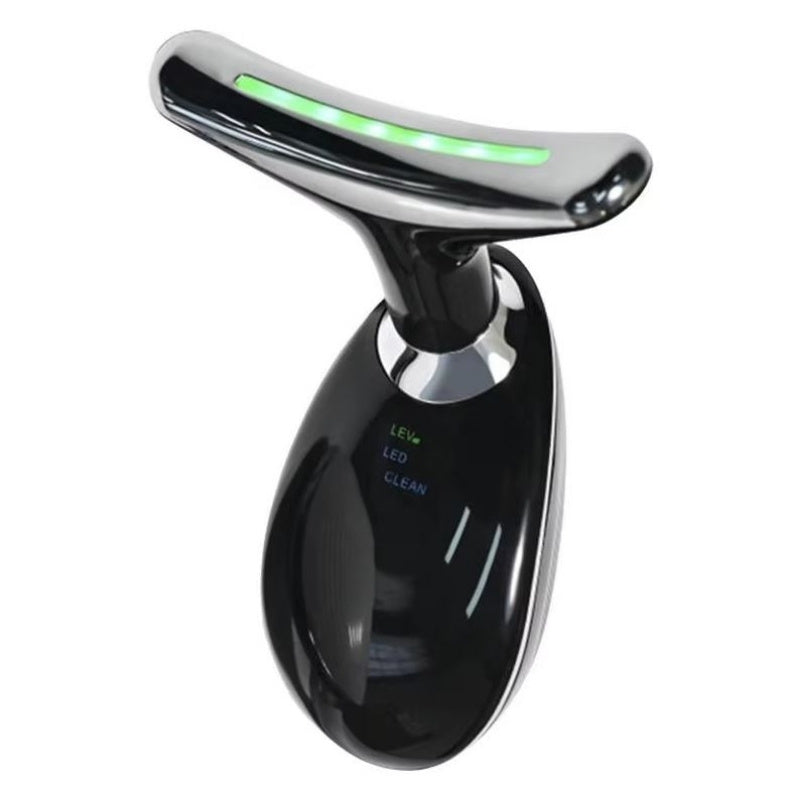3-in-1 Rechargeable Face & Neck Massager | Red Light Therapy & Microcurrent Beauty Device | Harroz Pakistan