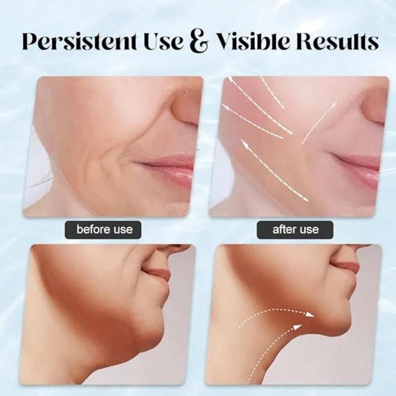 3-in-1 Rechargeable Face & Neck Massager | Red Light Therapy & Microcurrent Beauty Device | Harroz Pakistan