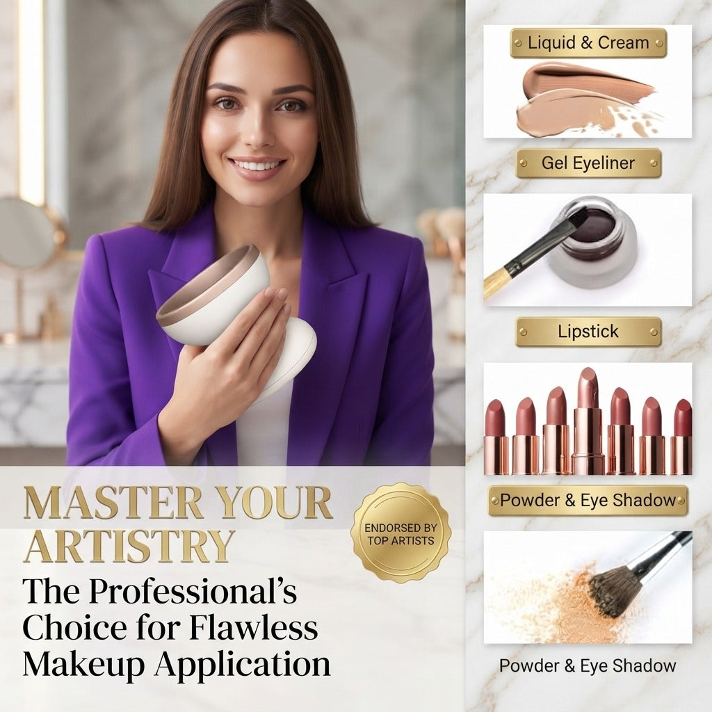 Electric Makeup Brush Cleaner Machine | USB Rechargeable Automatic Brush Washer | Harroz Pakistan