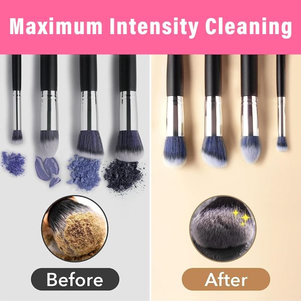 Electric Makeup Brush Cleaner Machine | USB Rechargeable Automatic Brush Washer | Harroz Pakistan