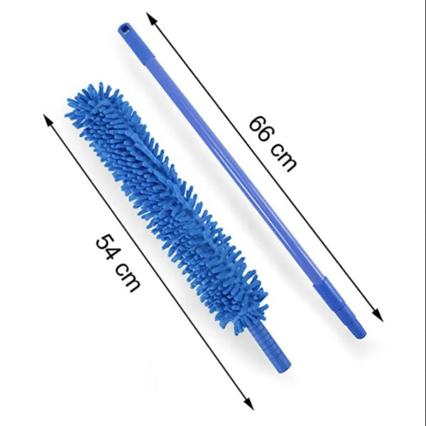 Harroz 3-in-1 Complete Home Cleaning Kit | 360° Triangle Mop, Microfiber Duster & Silicone Cleaning Gloves