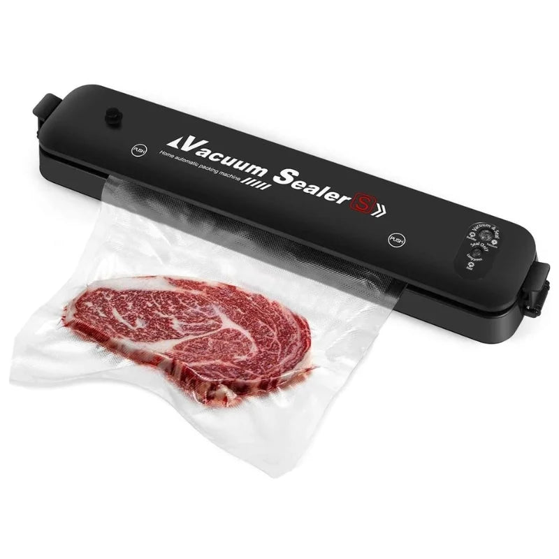 Vacuum Sealer Machine | FREE Delivery | Food Vacuum Sealer with 5 Reusable Bags | Dry & Wet Mode | Harroz